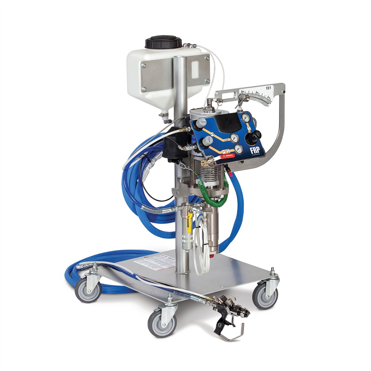 13:1 External Mix Gel System with 7.6m Hose and Cart